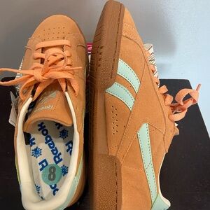 Reebok Kids Sneakers - Tan and Mint